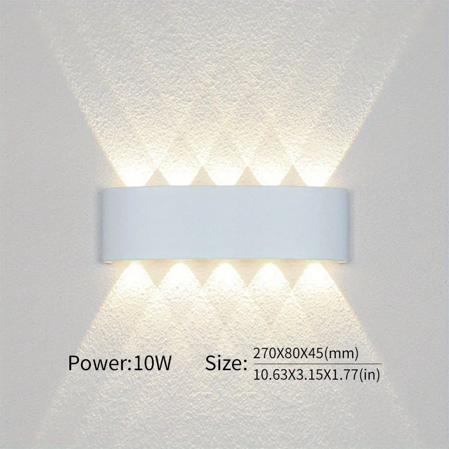 Lámpara de pared LED de decoración impermeable