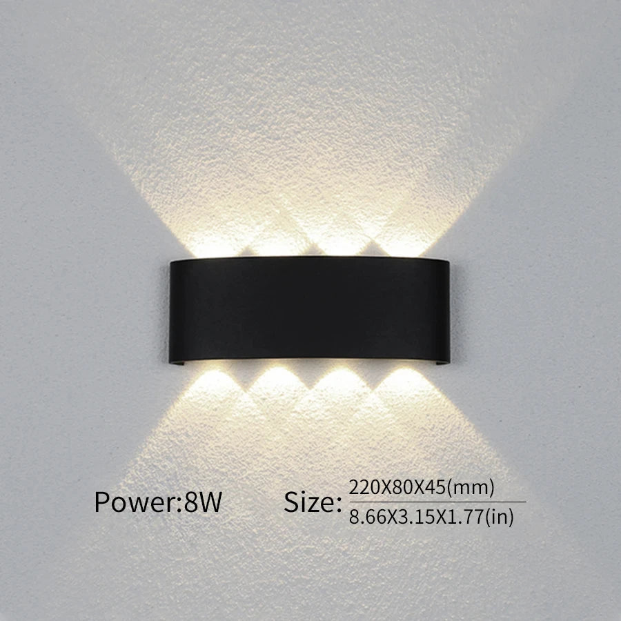 Lámpara de pared LED de decoración impermeable
