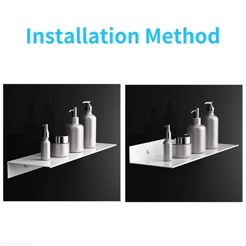 Estante de almacenamiento sin perforaciones para pared